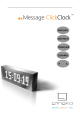 Message Click Clock