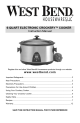 6-QUART ELECTRONIC CROCKERYTM COOKER