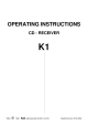 K1 CD-RECEIVER