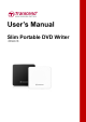 Slim Portable DVD Writer 8X